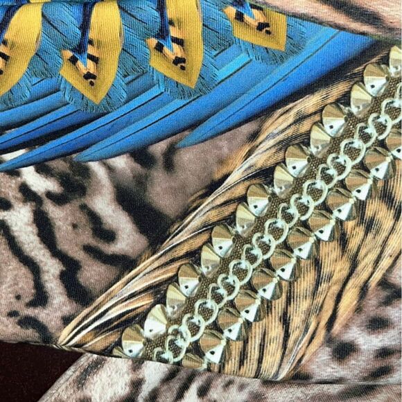 Camilla Catsuit Warrior Wanderlust Animal Print Sleeveless Wore 1X One-Piece XS - Picture 11 of 16